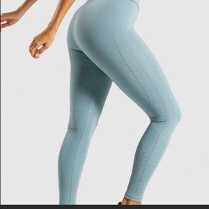 Gym shark laser cut stormy turquoise -small